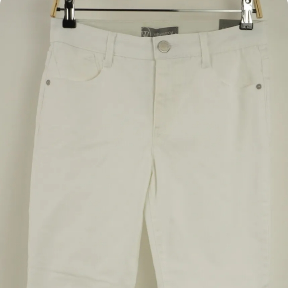 Wit & Wisdom Women's White Ab SolutionHigh Rise Ankle Skimmer Jeans Size 6 - Picture 4 of 11